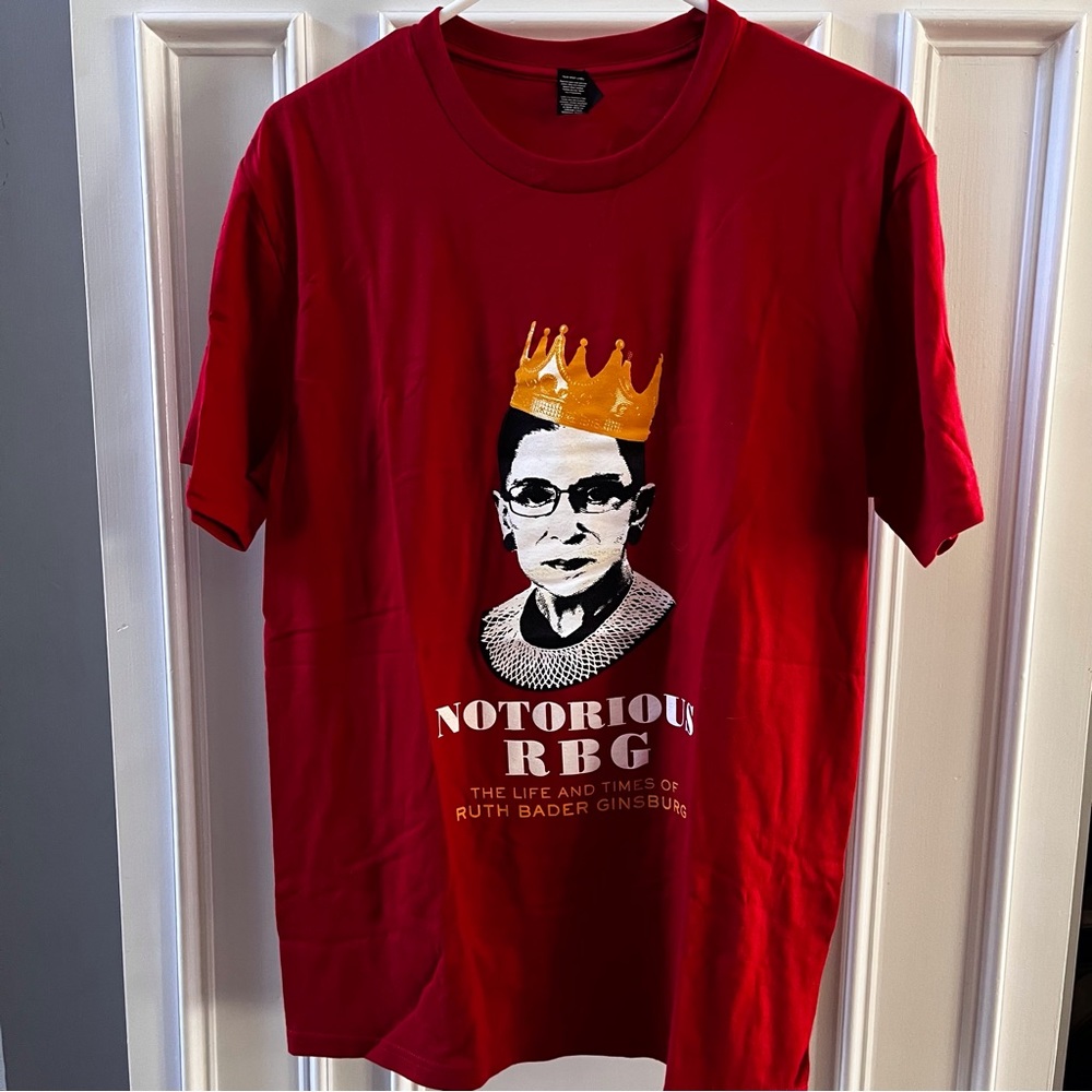 Dist Rict Notorious RBG Graphic T-Shirt Maltz Museum Red Multiple Sizes